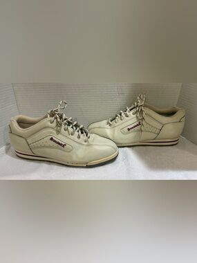 Vtg  Brunswick Capri II Bowling Shoes 1990s Off White Leather Women's Sz 10